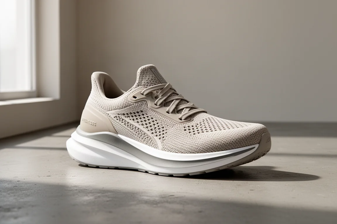 361 Spire 5 running shoe with thick cushioned midsole on concrete surface
