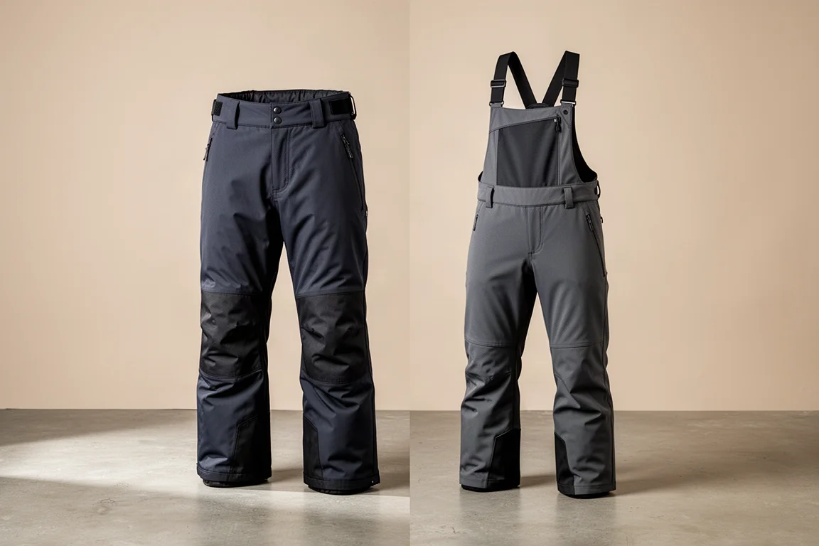 686 Smarty Pants e 686 Dispatch Bib mostrati fianco a fianco