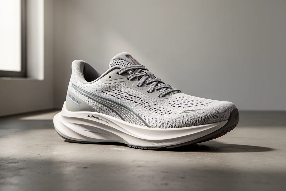 Adidas Adios Pro 2 running shoe photographed on a concrete surface