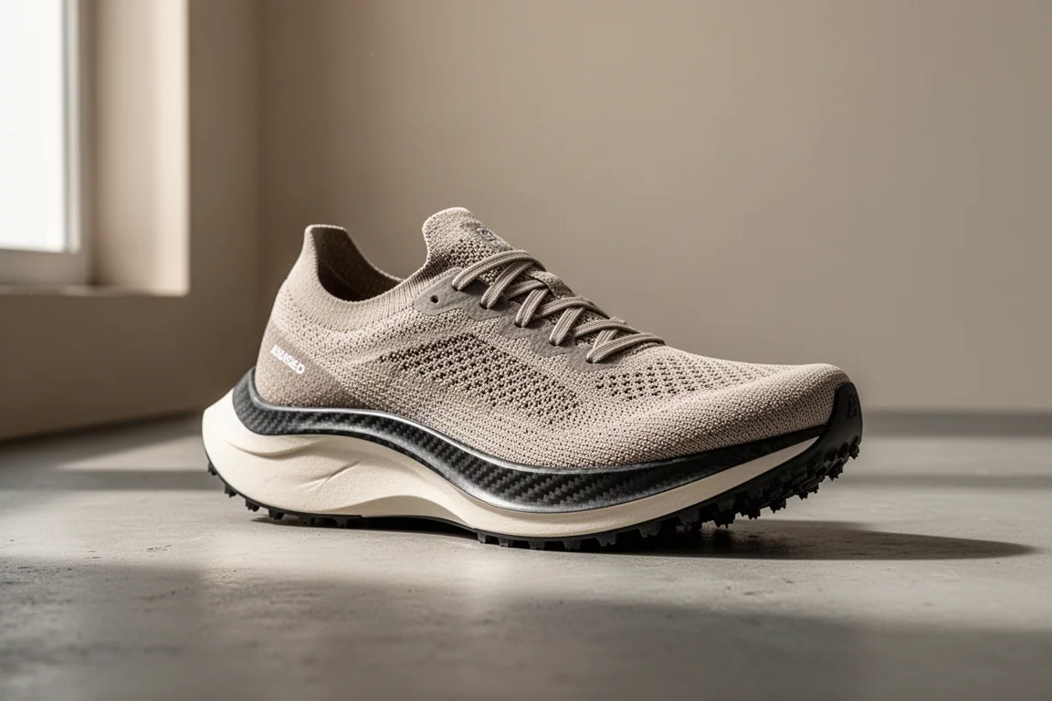 Adidas Adizero Adios Pro 2 racing shoe on a matte concrete surface