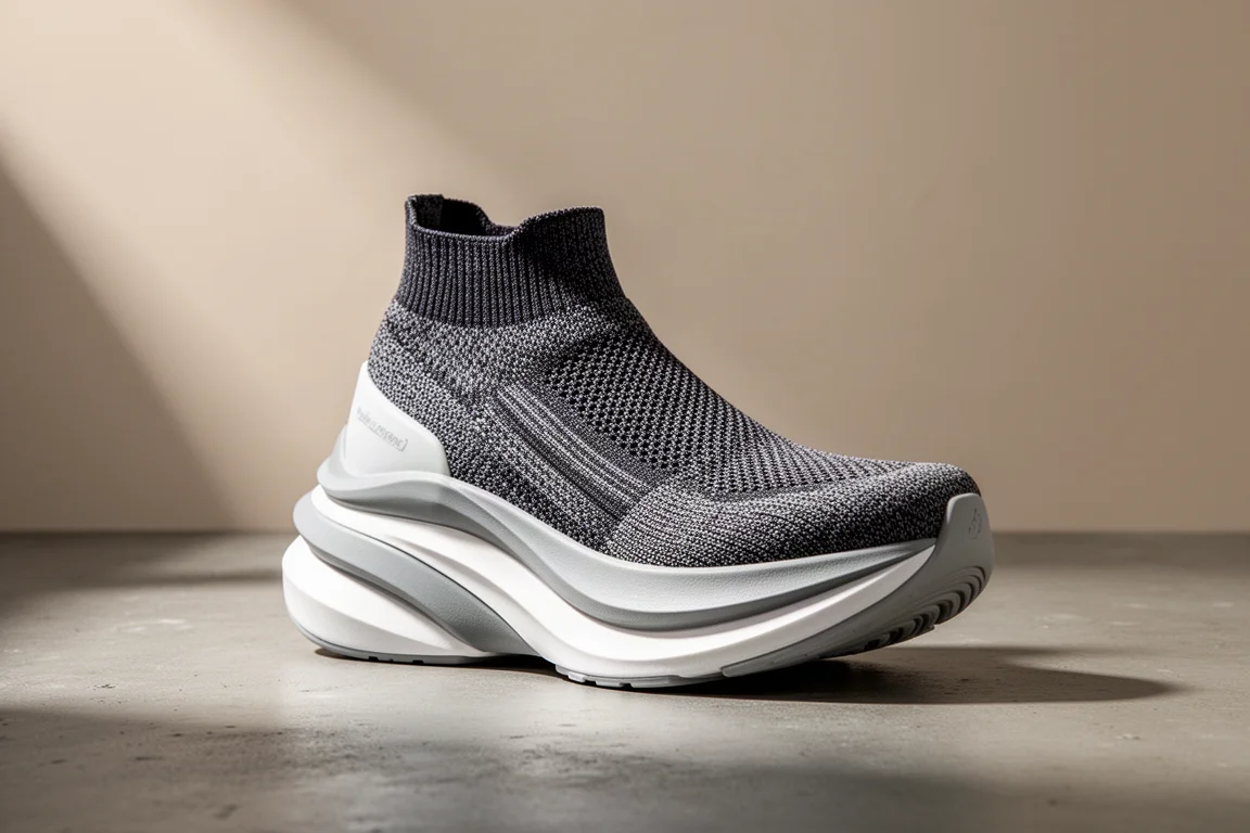 Adidas Adizero Prime X 2 Strung running shoe on a concrete surface
