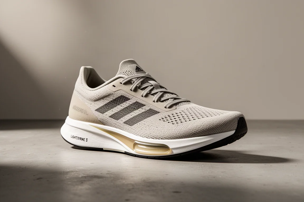 Scarpa da running Adidas Adizero SL fotografata a tre quarti su cemento