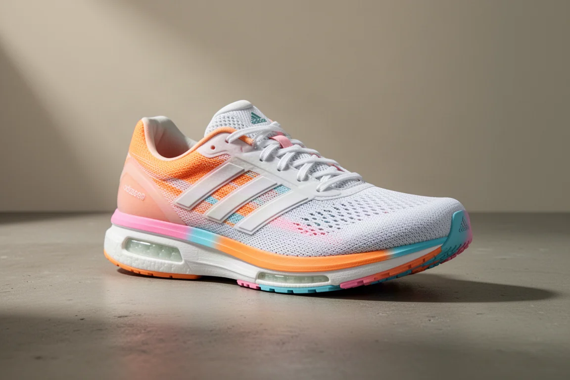 Scarpa da running Adidas Adizero SL2 in colorazione multicolore su una superficie di cemento