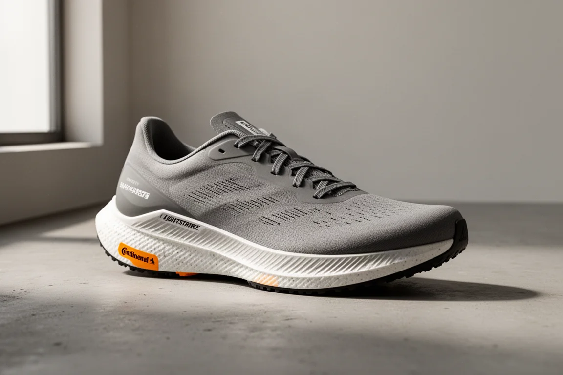 Adidas Adizero Takumi Sen 9 racing shoe on a concrete surface