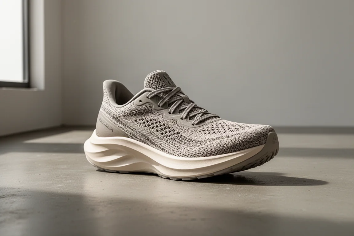 Adidas Evo SL Woven löparsko med vävd överdel och tjock skumdels mellansula på betong