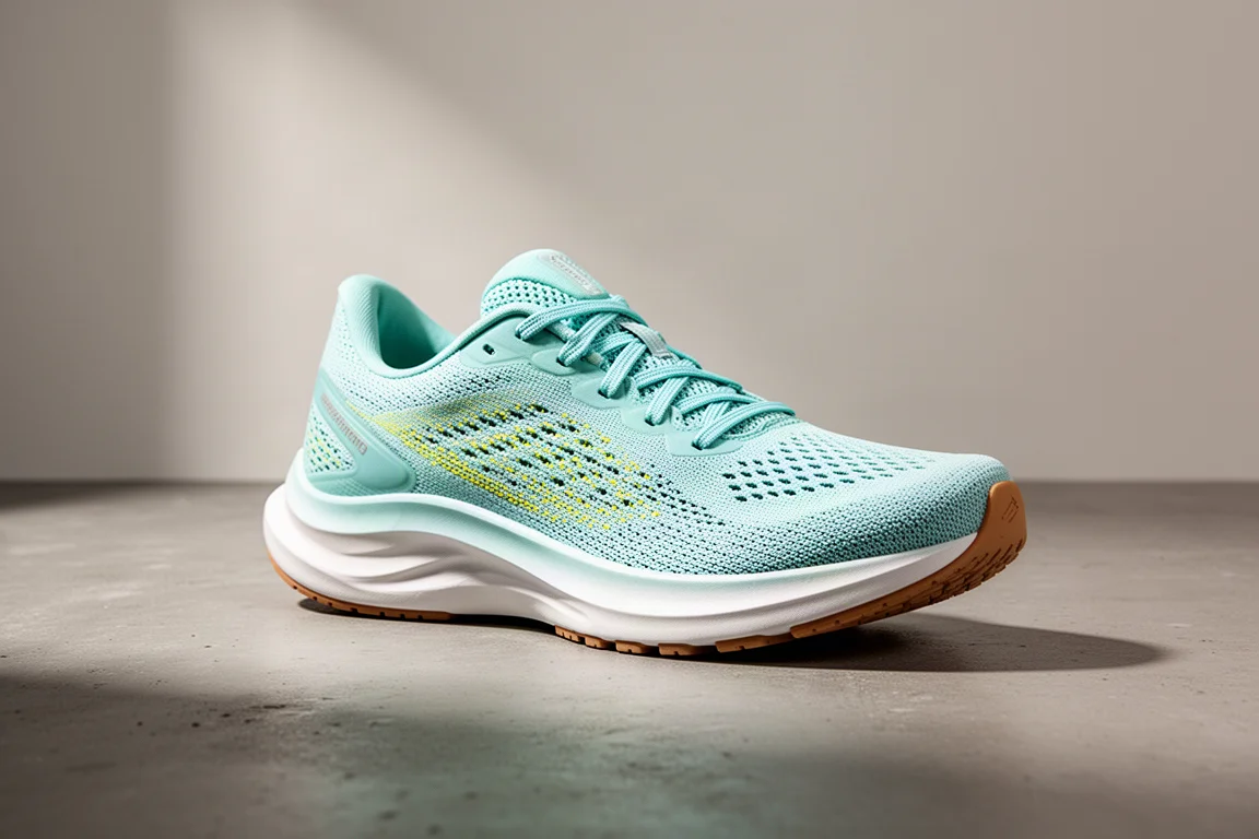 Adidas SL2 leichter Laufschuh, im Dreiviertelwinkel auf Beton fotografiert