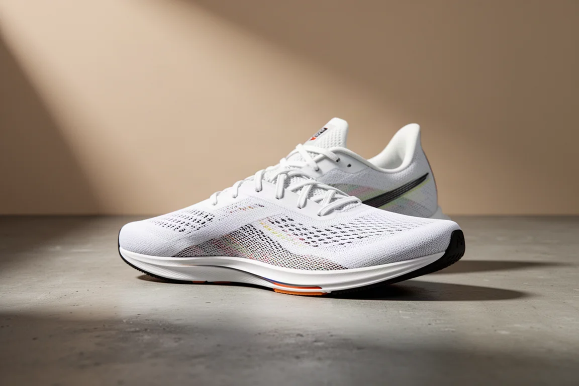 Adidas Takumi Sen 8 racing shoe photographed at a three-quarter angle on concrete
