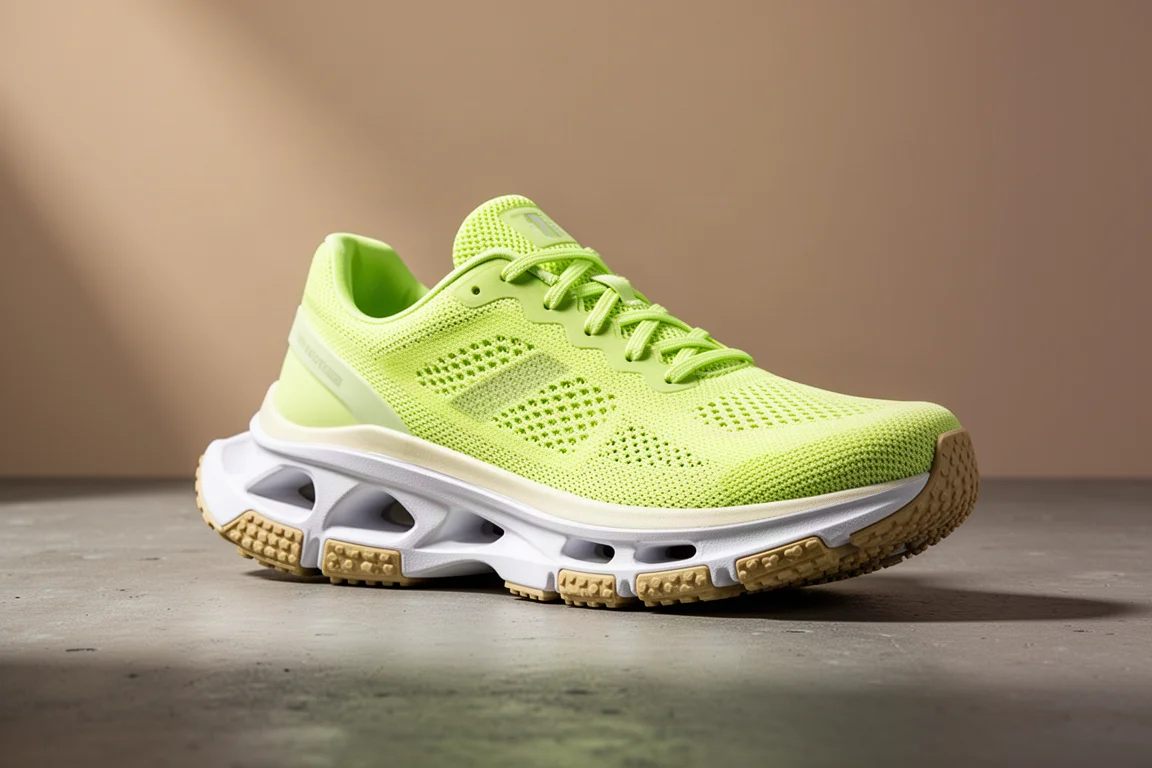 Adidas Takumi Sen 8 lightweight racing shoe shown at three-quarter angle on concrete