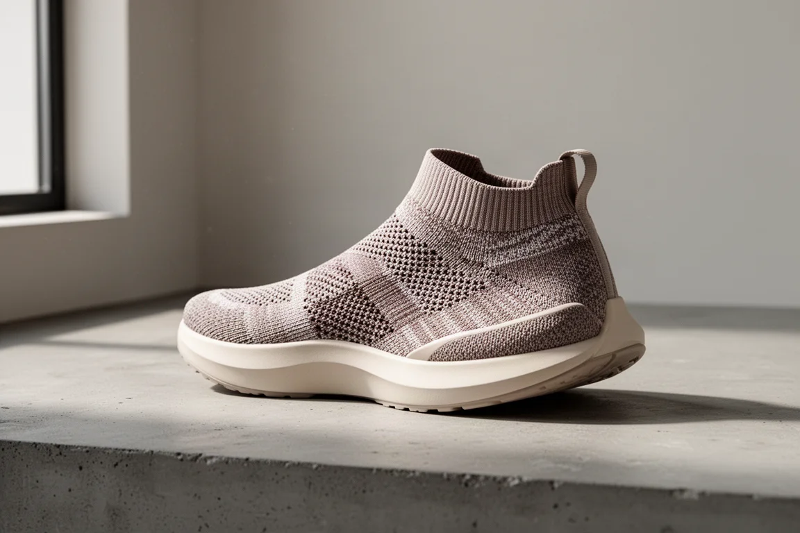 But do biegania Adidas Ultra Boost Light na matowej powierzchni betonowej