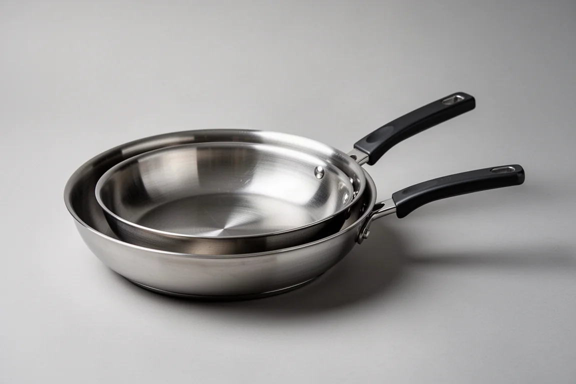All-Clad Essentials 2-Piece Frying Pan Set product image