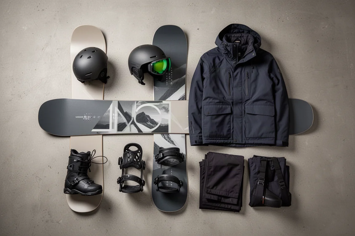 Setup Snowboard All-Mountain: L'Attrezzatura Dietro un Kit di Riding Completo immagine di copertina
