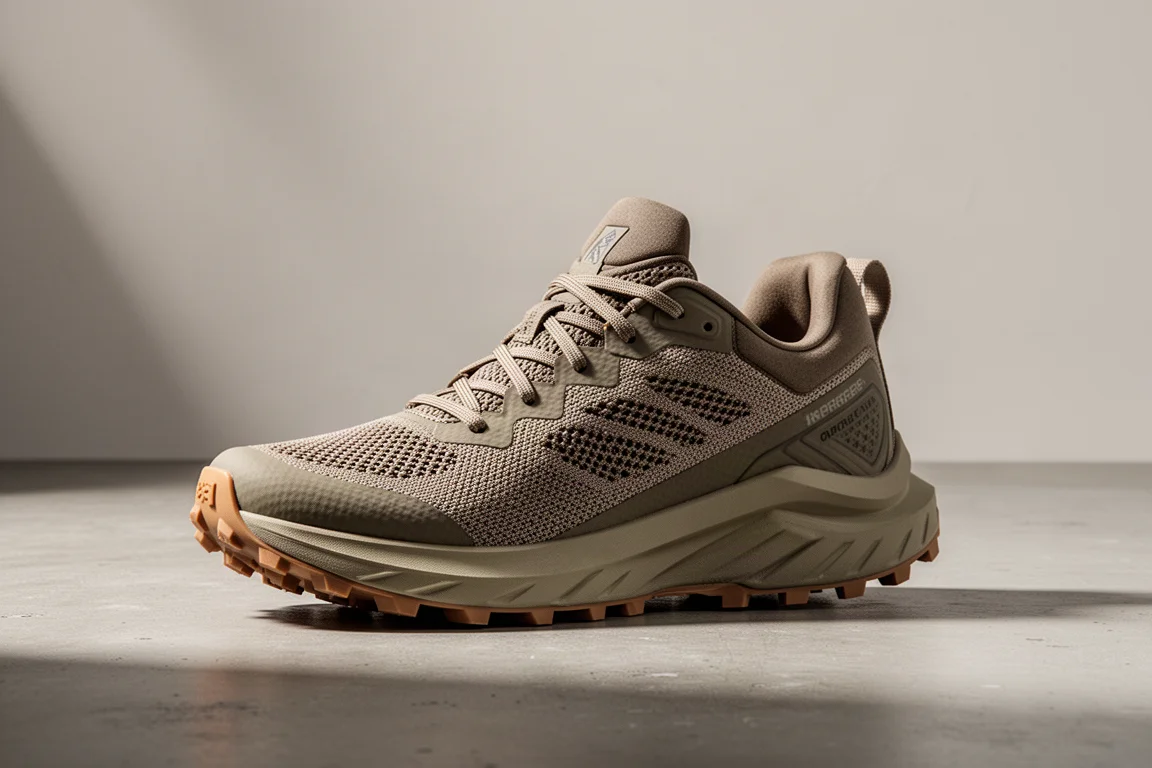Altra Outroad 2 trail running shoe with wide toe box on concrete surface