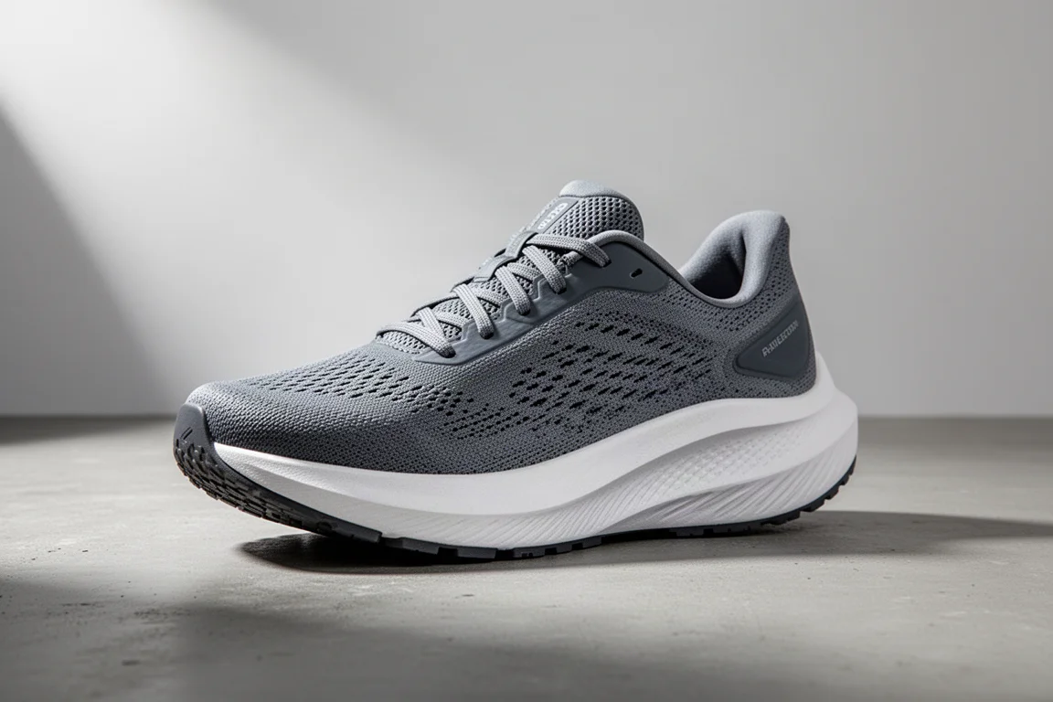 Altra Paradigm 6 running shoe at a three-quarter angle on concrete