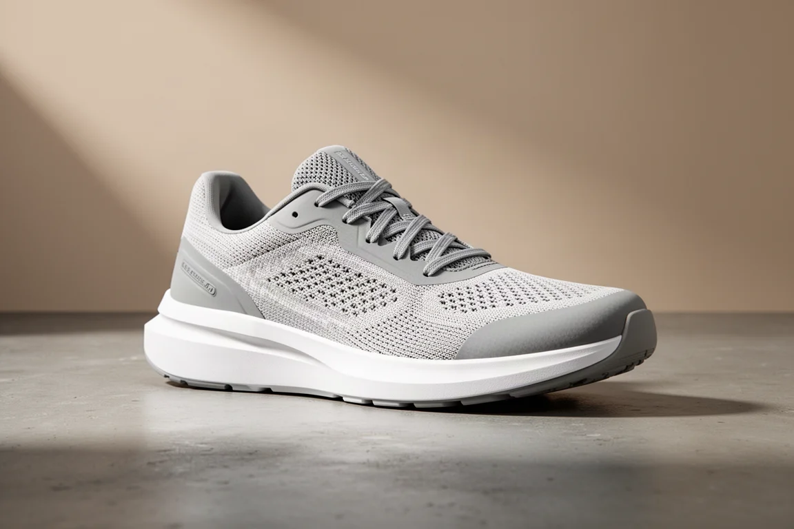 Scarpa da running su strada Altra Torin 8 con toe box ampia su una superficie in cemento