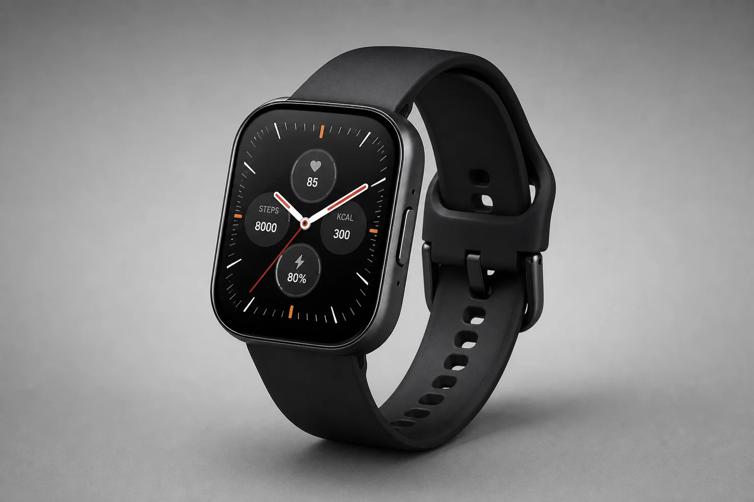 Collection of nine cycling accessories including wheels, lights, computer, watch, and clothing on concrete surface