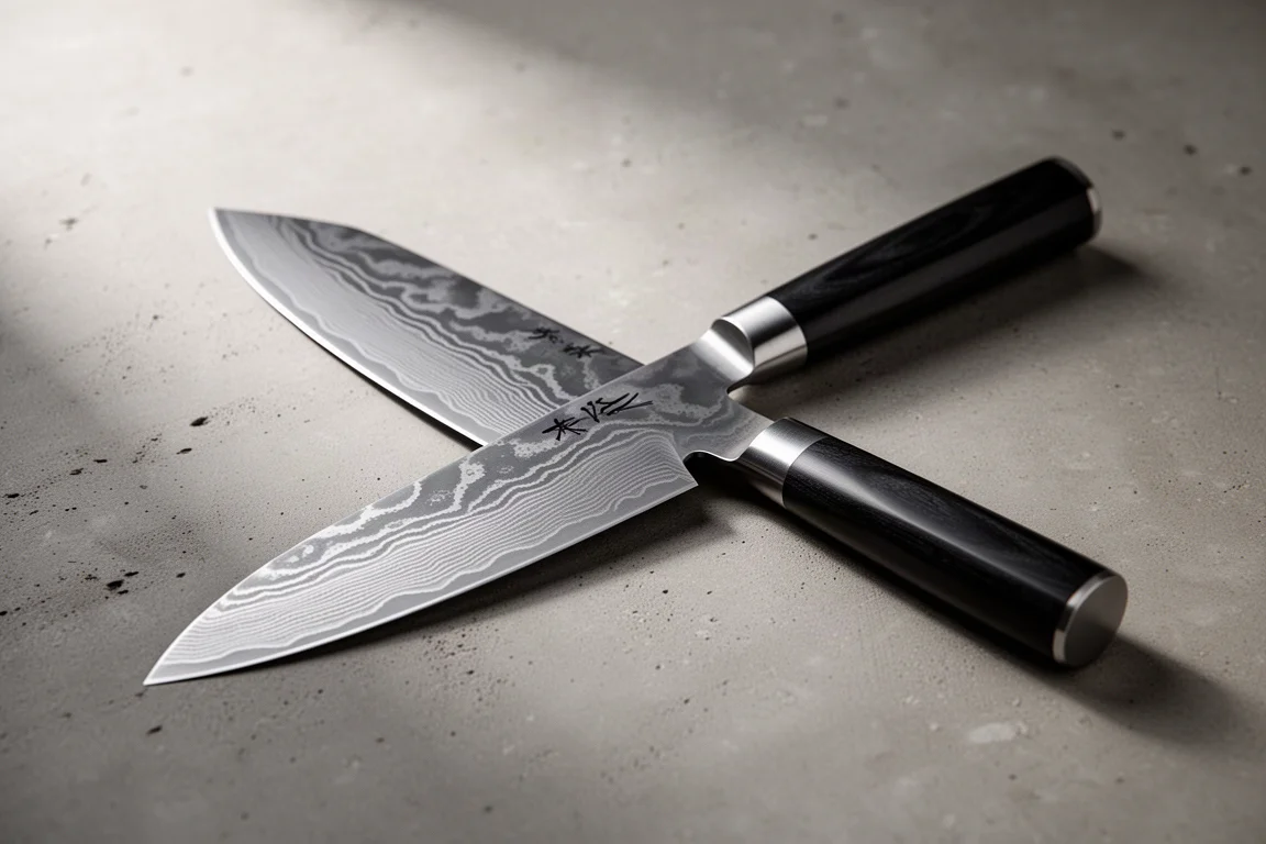 Andreyu 165mm Damascus Santoku VG10 product image