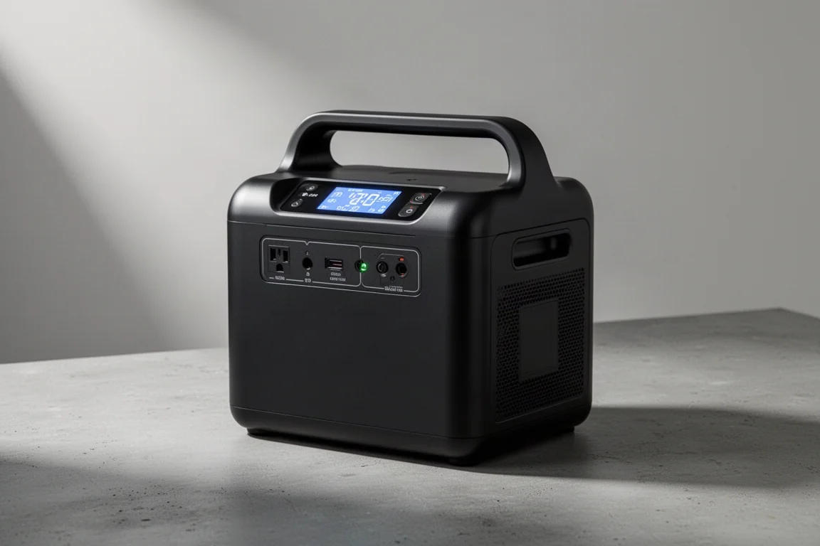 Anker Solix C2000 Gen 2 portable power station on a concrete surface