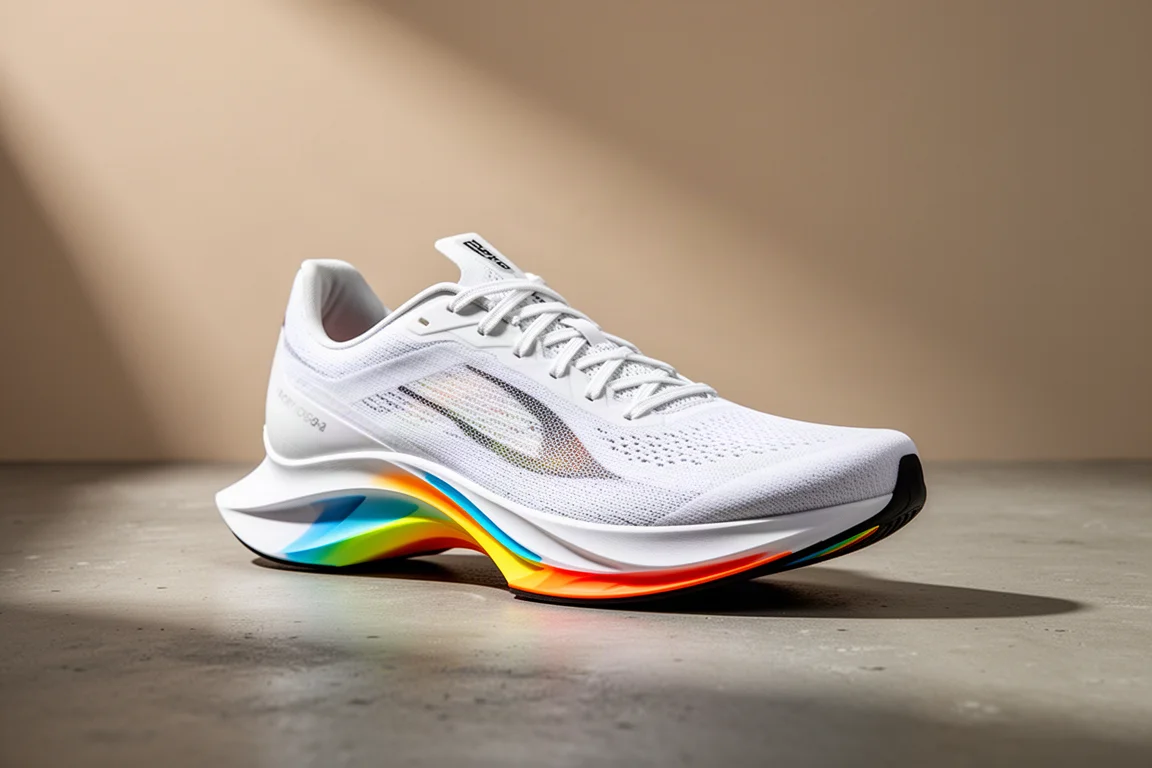 Scarpa da gara su strada Anta C2026 Pro su una superficie in cemento in studio