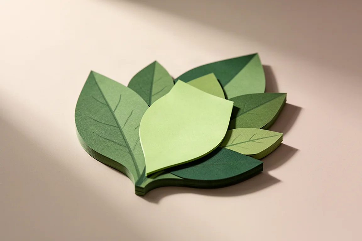 Appree Leaf Sticky Notes product image