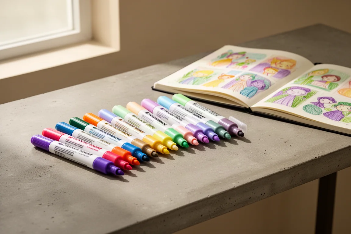 Artex Acrylic Markers 90 Set: uno spread su sketchbook li ha messi alla prova immagine di copertina