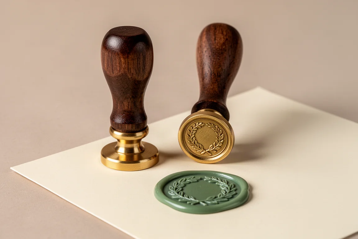 Artisaire Olive Wreath Wax Seal Stamp product image