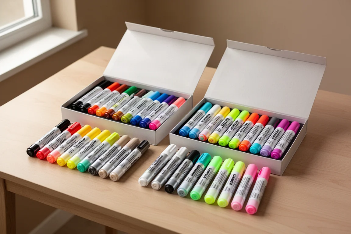 Set di pennarelli acrilici ArtX 60 A vs 60 B: quale palette cromatica fa per la tua arte? immagine di copertina