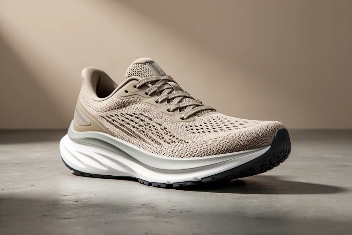 ASICS GEL-Cumulus 28 running shoe at a three-quarter angle on a concrete surface