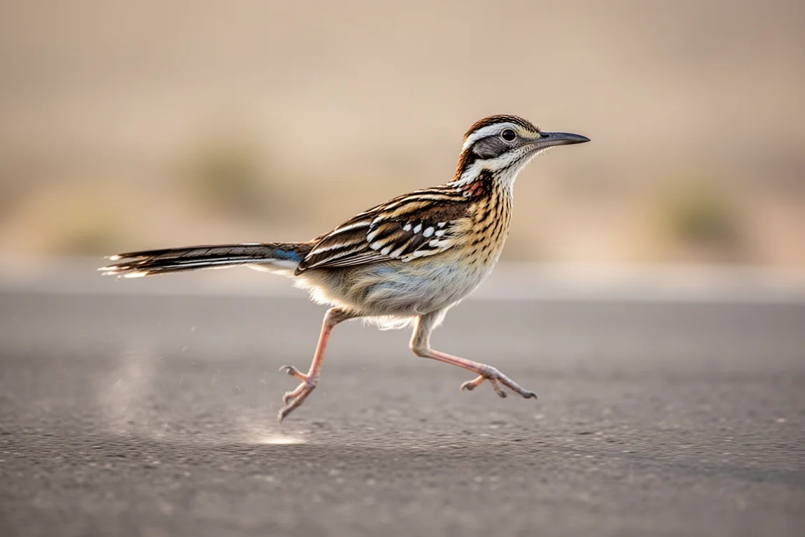 Hardloper landt op de middenvoet op een gladde weg tijdens een tempotraining