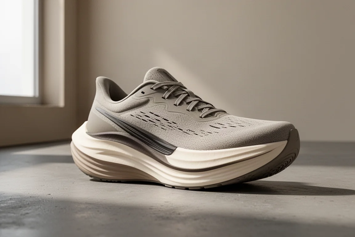 ASICS Magic Speed 4 running shoe shown at a three-quarter angle on concrete