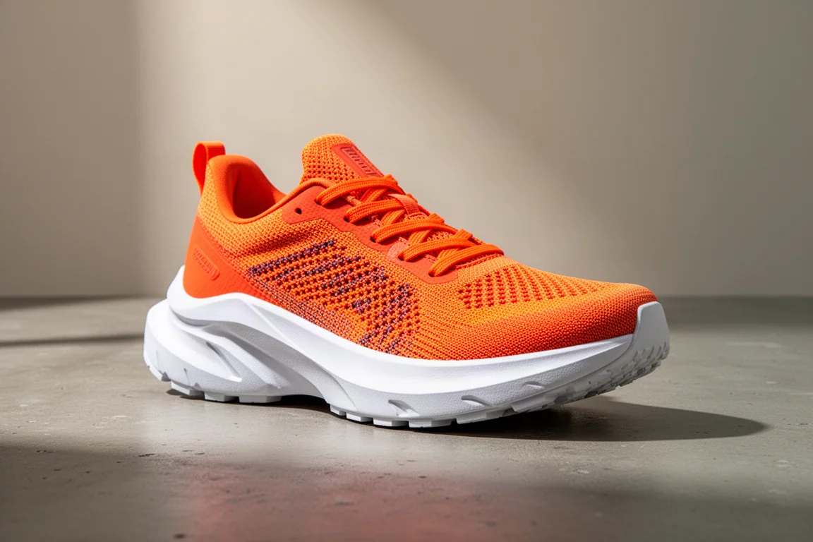 Scarpa da running ASICS Mega Blast con intermedio ad alto stack su cemento