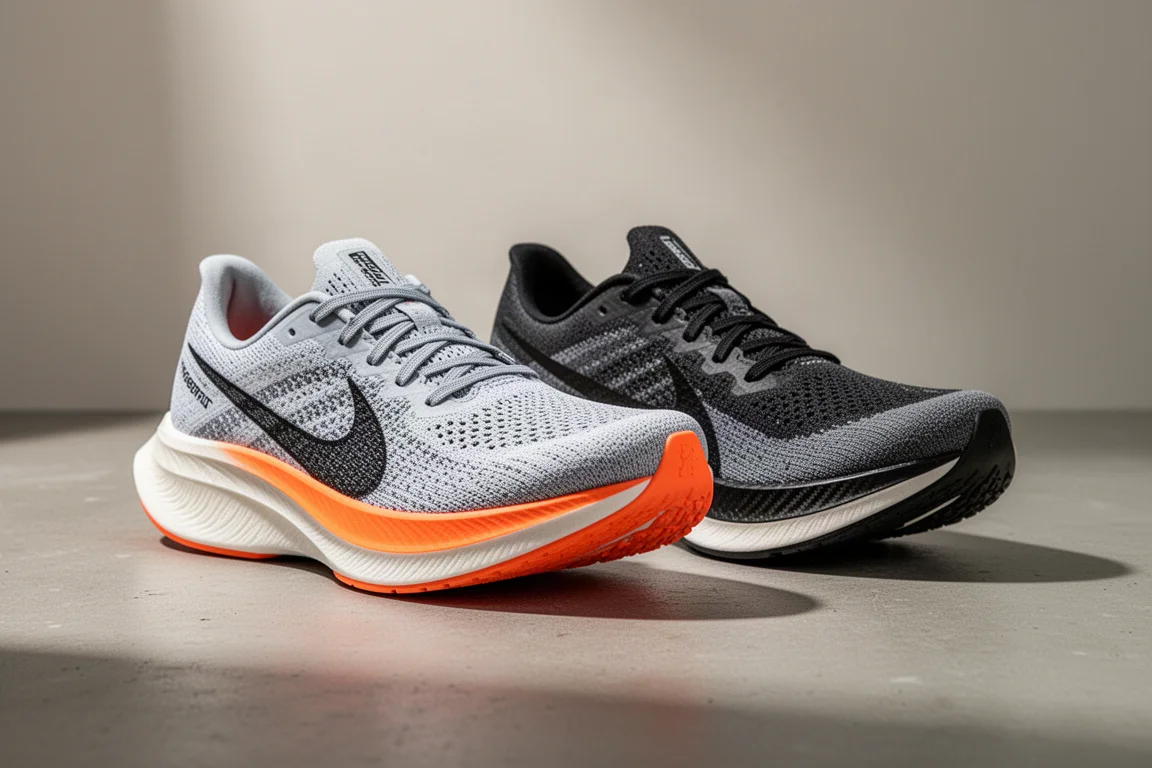 ASICS Metaspeed Edge Tokyo and Sky Tokyo racing shoes side by side on concrete
