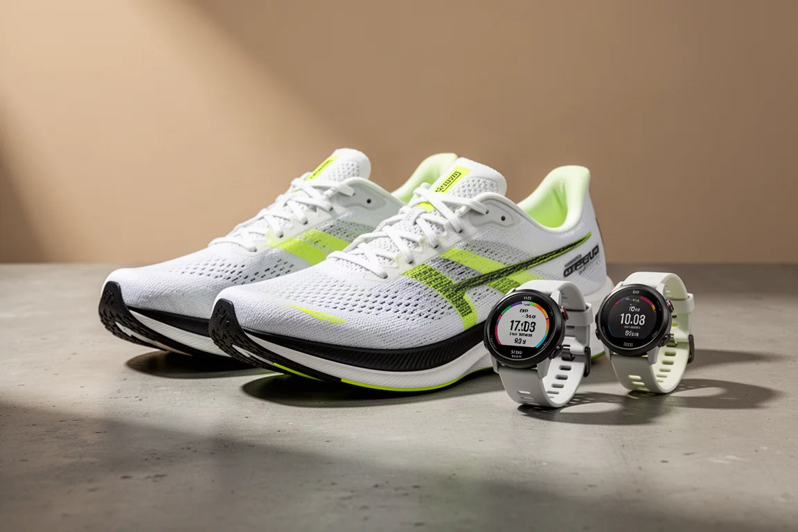 Renntag-Test: Asics Metaspeed Sky+ mit Garmin Forerunner 955 Solar und 255 Titelbild