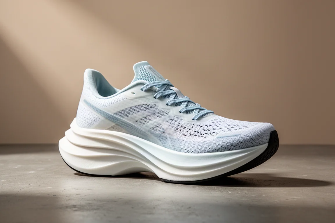 ASICS Metaspeed Sky Tokyo carbon racing shoe on a concrete surface