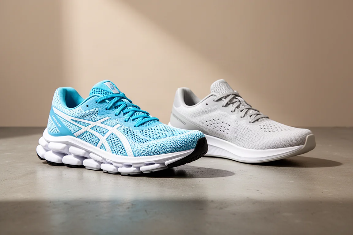 ASICS Metaspeed Sky Tokyo and Nike Vaporfly 4 racing shoes side by side on concrete