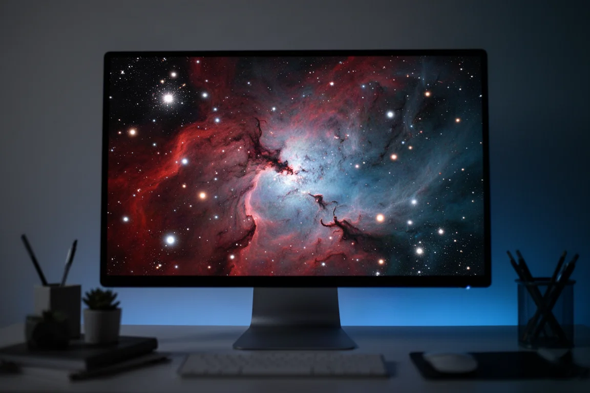 Deep-Sky-Aufnahme von Nebeln mit einem Weitwinkel-Refraktor