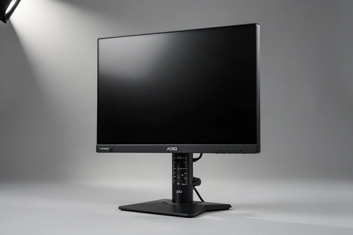 Quattro monitor da gaming ASUS ROG esposti in uno stand fieristico