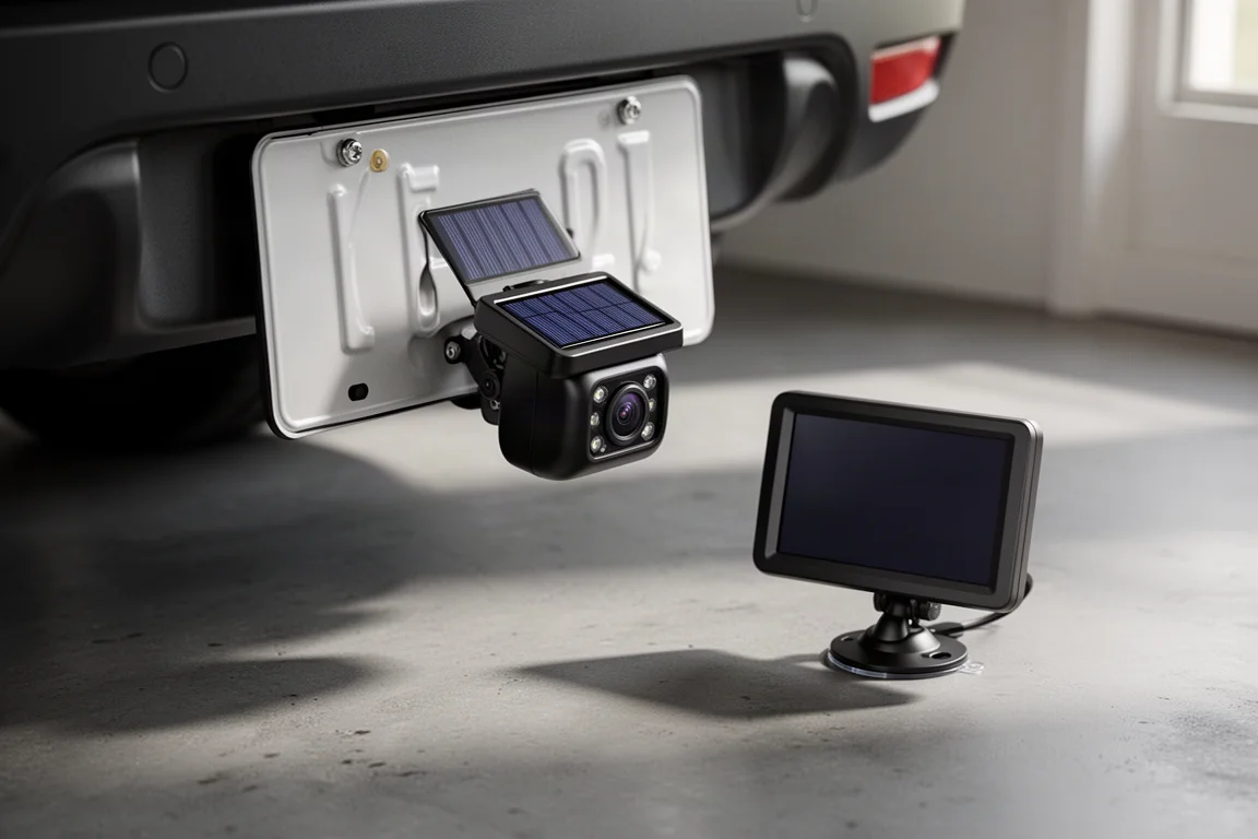 Auto-Vox Solar Draadloze Achteruitrijcamera Review: De Makkelijkste Upgrade Voor Oudere Vrachtwagens omslagafbeelding