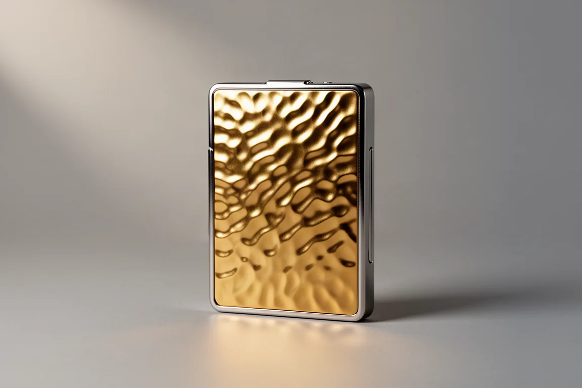 Axwell Gold Damascus Wallet product image