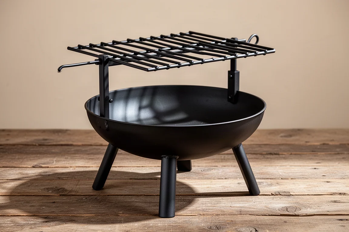 Bare Bones Cowboy Fire Pit Grill product image