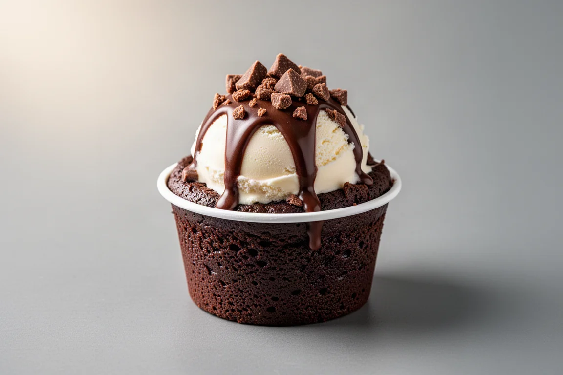 Baskin Robbins Brownie Cupcake Ice Cream Sundae product image