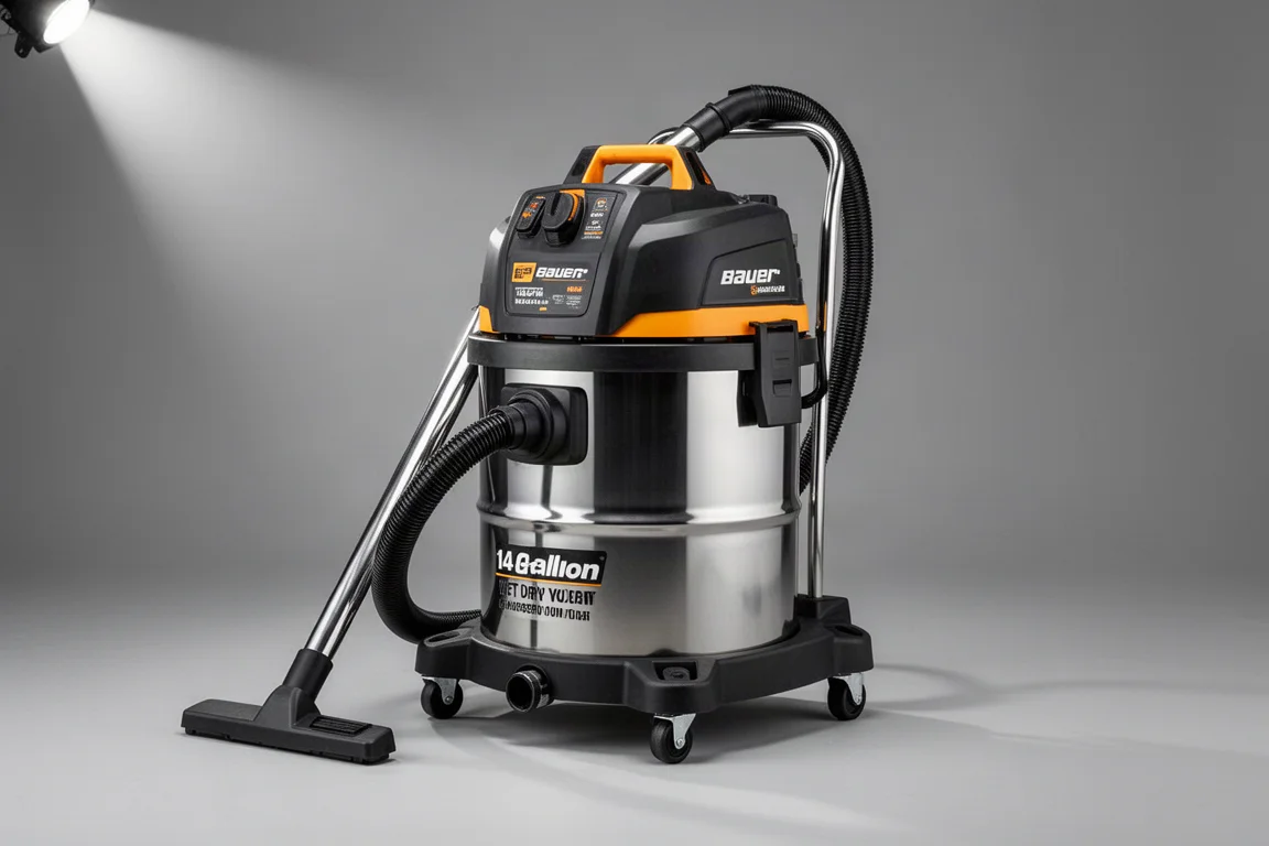 Bauer 14 Gallon Wet Dry Vacuum product image
