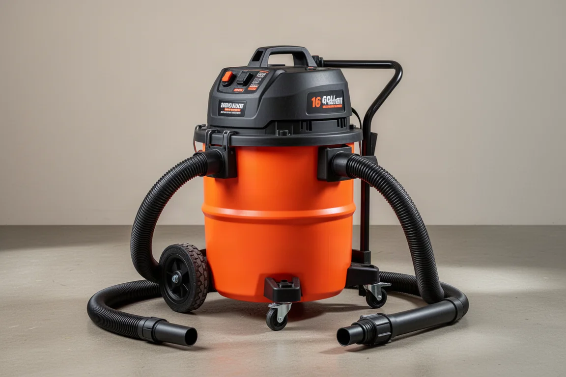 Bauer 16-Gallon Wet/Dry Vac with Cart product image
