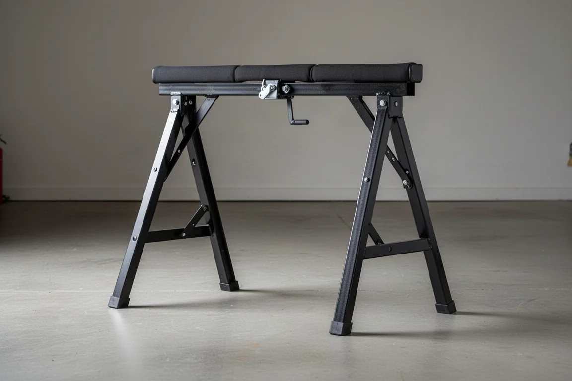 Bauer 600 lb Folding Steel Sawhorse product image
