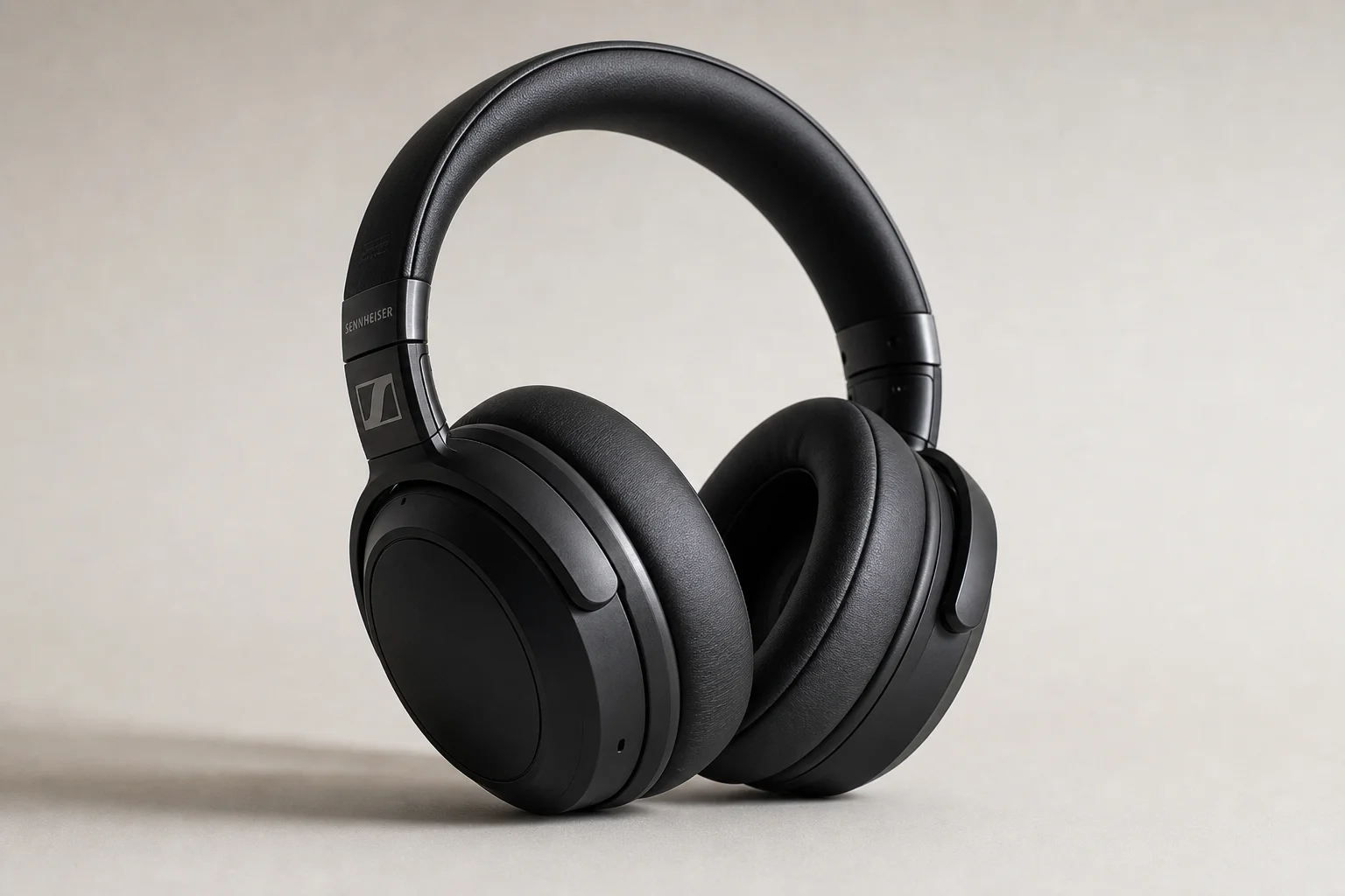 Beats Studio Pro und Beats Solo 4 Kopfhörer auf einer Betonoberfläche präsentiert