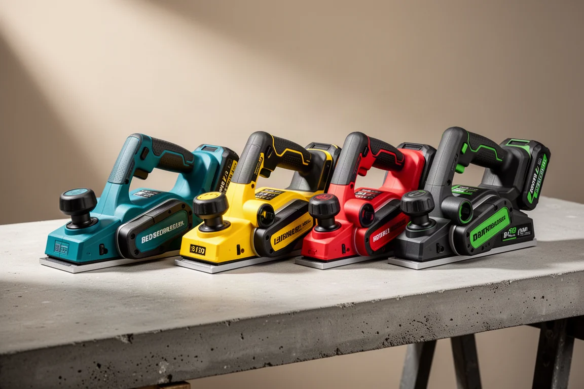18V 無線刨機四強比較：Makita、DeWalt、Milwaukee 與 Hikoki 封面圖片
