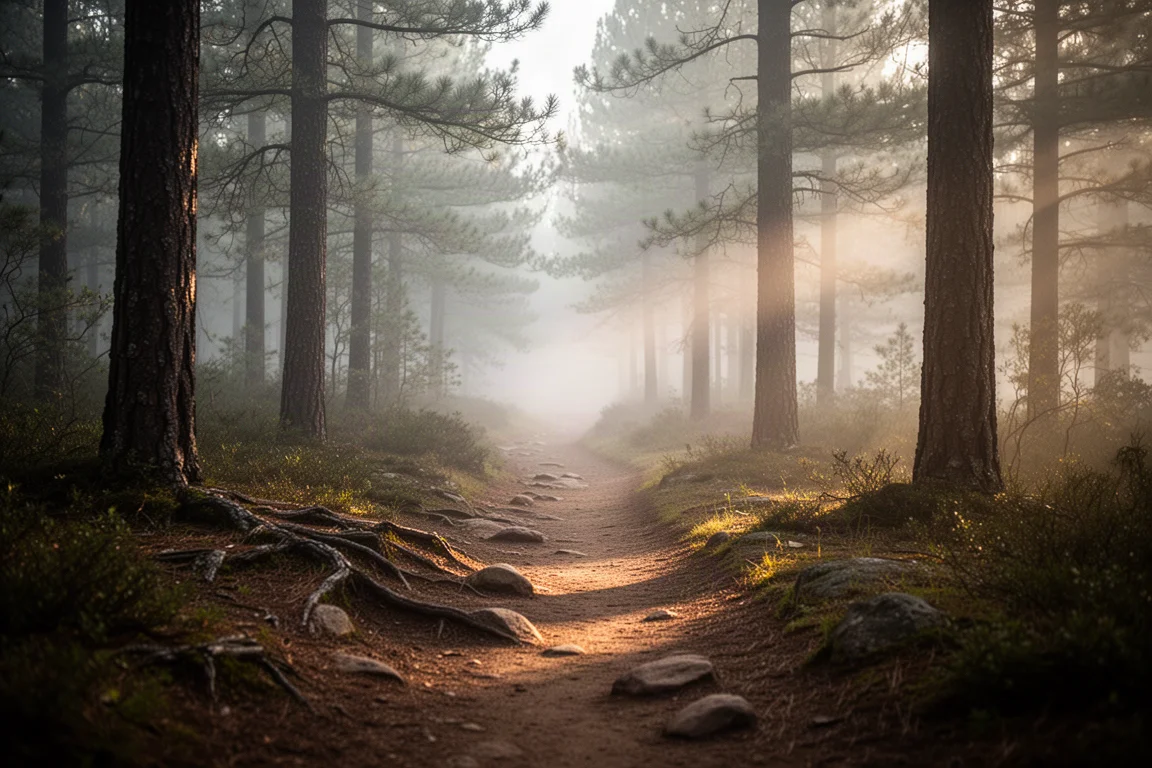 Ovanifrån liggande uppställning av trailrunningutrustning med tåstrumpor och en löparsko på betong