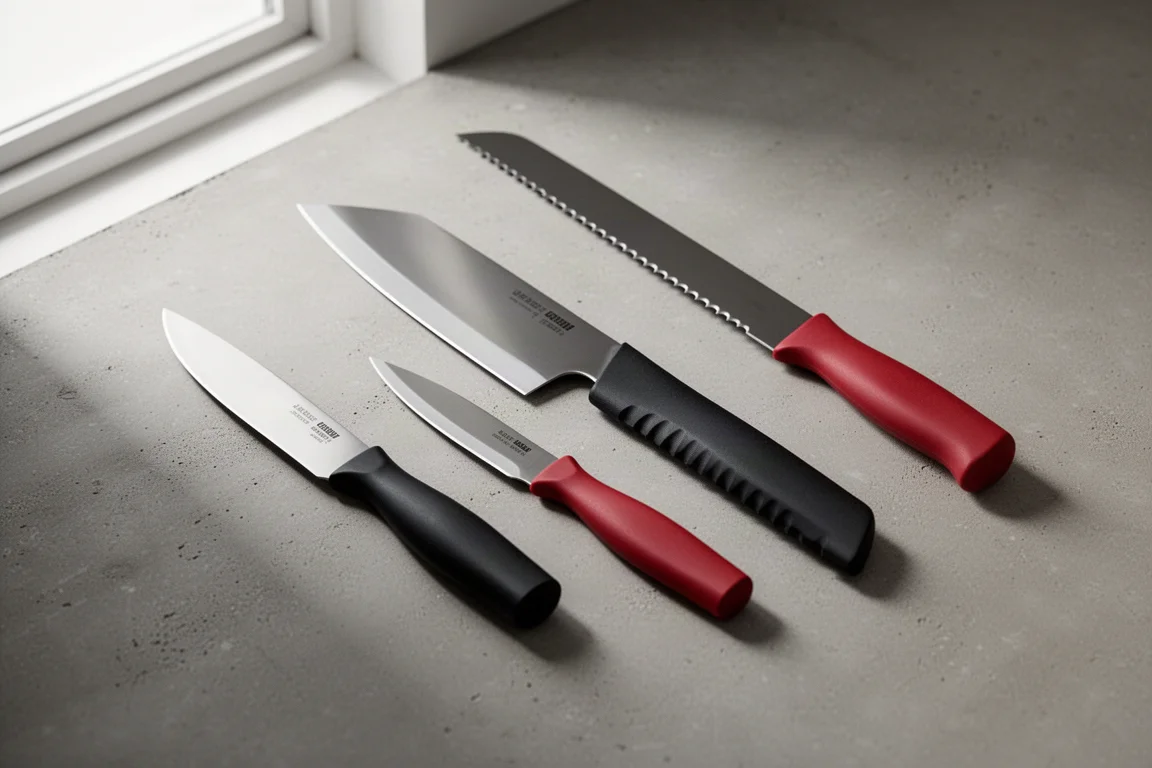 Abandone o Conjunto com Suporte de Facas: Monte um Trio de Facas de Cozinha Melhor por Menos imagem de capa