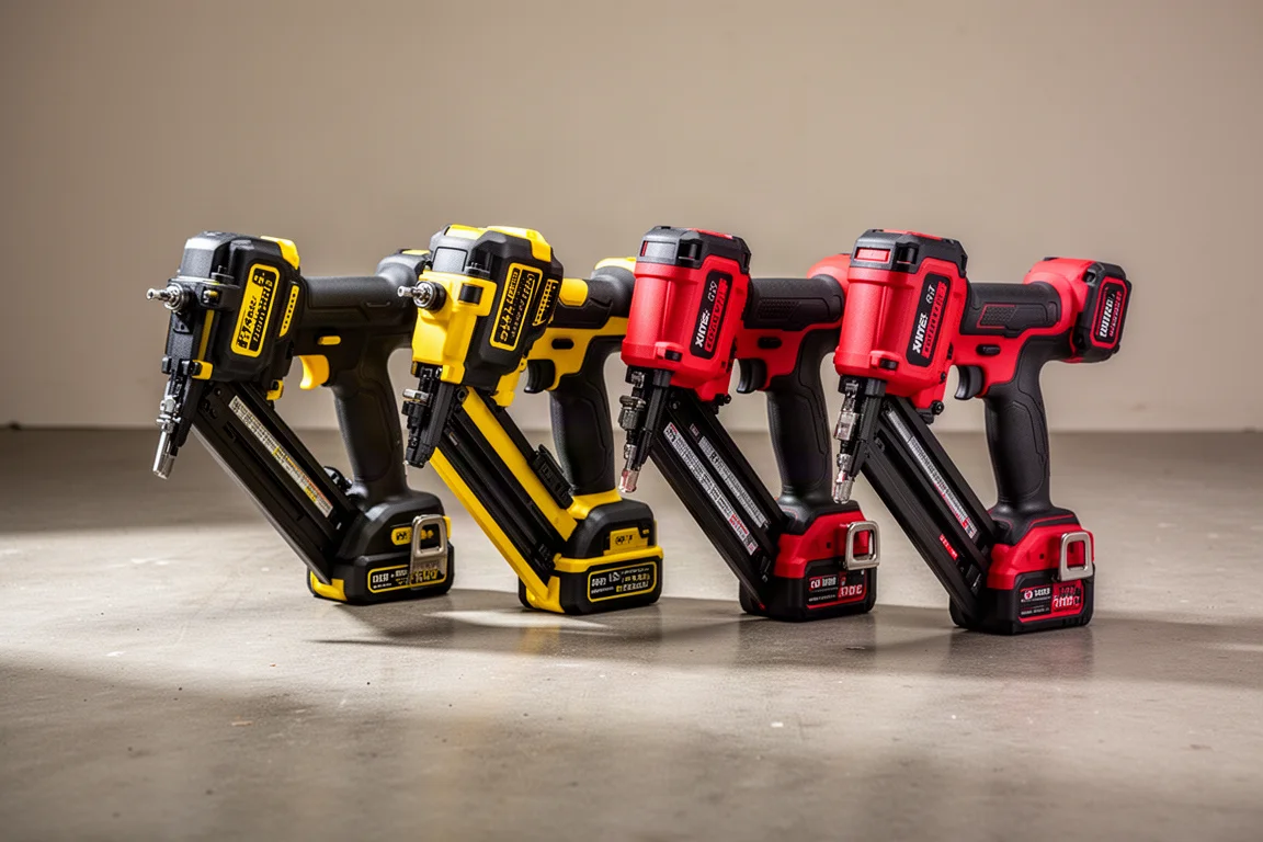 Les meilleurs cloueurs sans fil pour moulures : DeWalt vs Milwaukee en 15 et 18 gauge image de couverture
