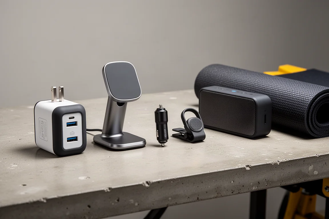 Zes DeWalt-techaccessoires die een blik waard zijn: laders, speakers en een werkbankmat omslagafbeelding