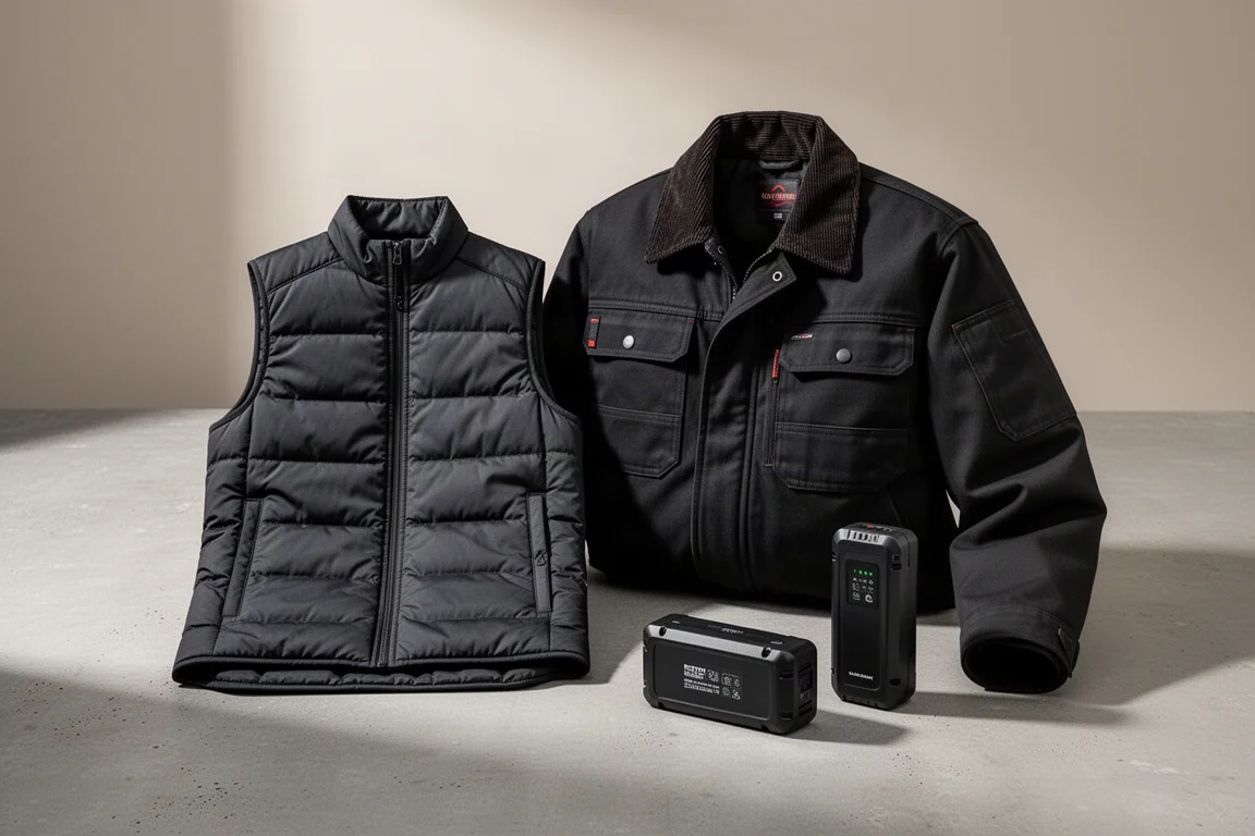 Beste verwarmde kleding voor een zeer koude werkdag: bodywarmers en jassen vergeleken omslagafbeelding